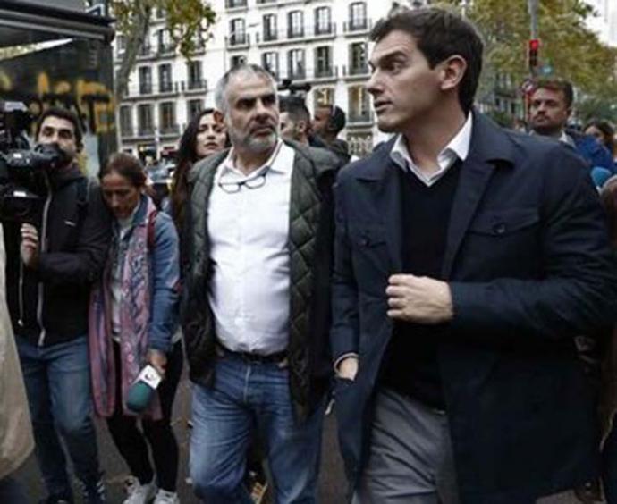 Albert Rivera, en Barcelona