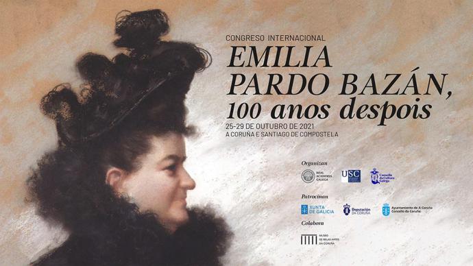 O congreso ‘Emilia Pardo Bazán, 100 anos despois’ abre o luns na RAG a semana grande de celebración do centenario do pasamento da autora