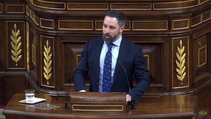 Santiago Abascal en imagen de archivo (captura de pantalla)