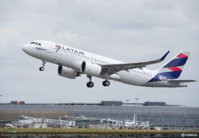 Latam Airlines actualizará 200 de sus A320 para ahorrar combustible
