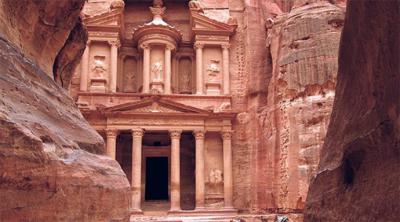 Petra, ciudad de piedra ablandada