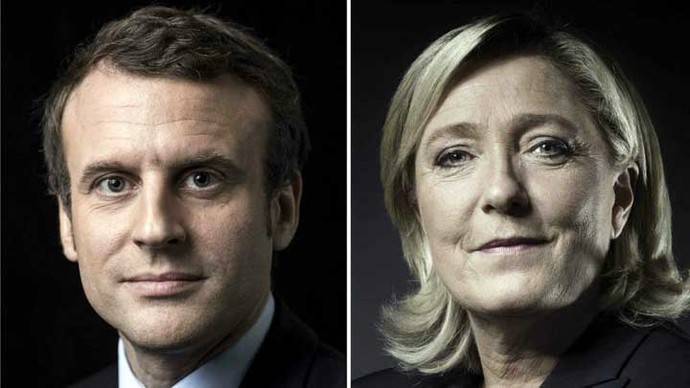 Macron y Le Pen se disputarán la segunda vuelta presidencial de Francia