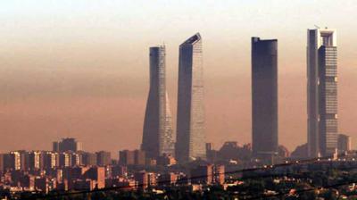 •	La contaminación en Madrid se puede observar a simple vista
