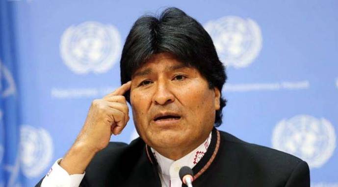 El presidente de Bolivia, Evo Morales