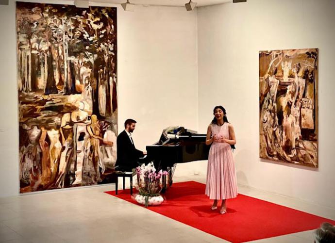 Carolina Andrada y Alberto Álvarez. Recital de canto y piano en el Estudio Arenal de Maudes
