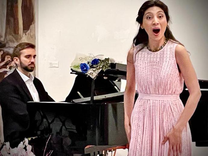 Carolina Andrada y Alberto Álvarez. Recital de canto y piano en el Estudio Arenal de Maudes