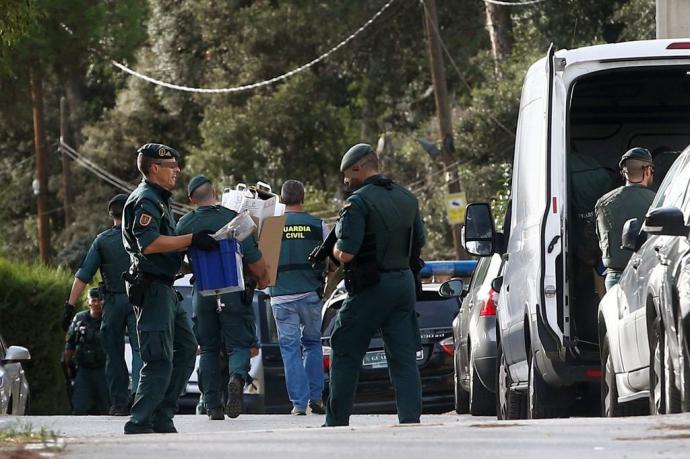 La Guardia Civil desarticula una red terrorista catalana dispuesta a atentar