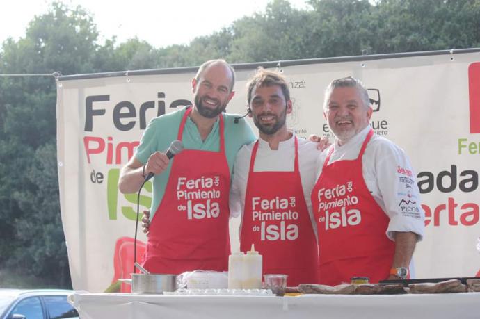 Marco Pérez, Eduardo  Quintana y Floren Bueyes. 