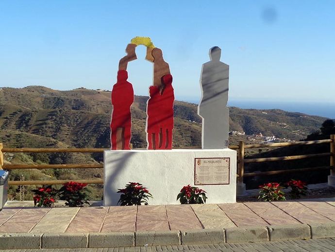 Homenaje al migrante en Moclinejo