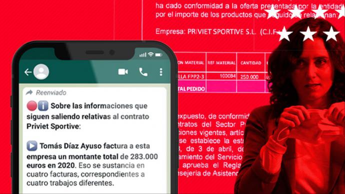 El argumentario a periodistas en el que la Comunidad de Madrid admite por primera vez que el hermano de Ayuso cobró 283.000 euros