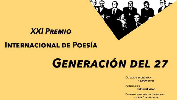 Para los certámenes internacionales de poesía en castellano ‘Generación del 27’ y ‘Emilio Prados’