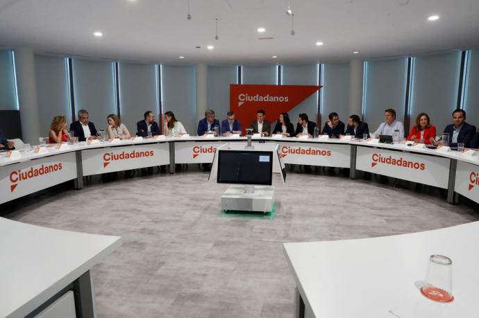 Los componentes del comité ejecutivo de Ciudadanos