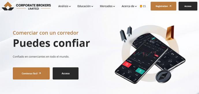 Reseña de Corporate Brokers Limited (cbleurope.com): Una plataforma de trading que ofrece una experiencia segura al usuario