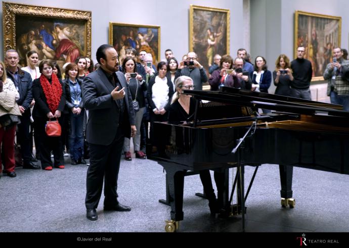 El Teatro Real felicita al Museo del Prado con la voz del cantante mexicano Javier Camarena