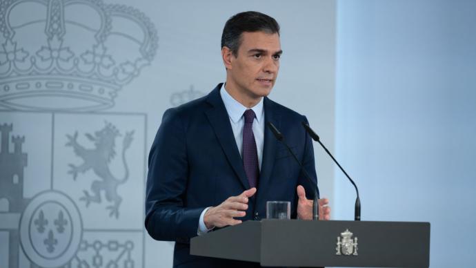 El presidente del Gobierno, Pedro Sánchez. Moncloa