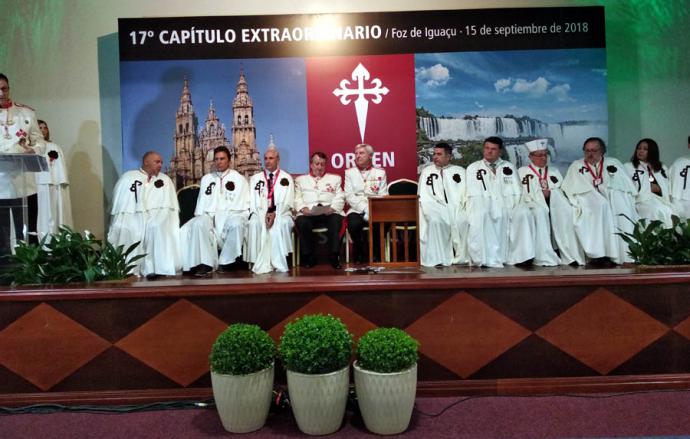 Los Caballeros de la Orden del Camino de Santiago se reunieron en Foz de Iguazú