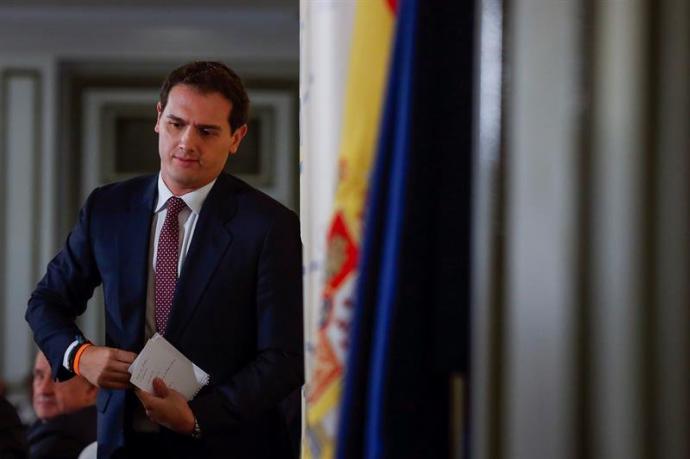 El candidato de Ciudadanos a la presidencia del Gobierno, Albert Rivera