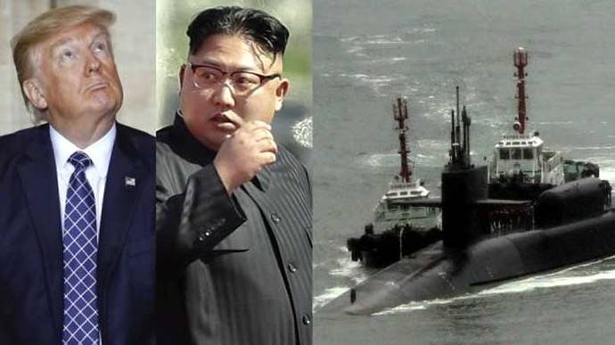 Estados Unidos envió un submarino nuclear a península de Corea