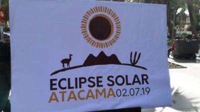 Eclipse solar de Atacama tiene logo oficial y autoridades se preparan para recibir a turistas