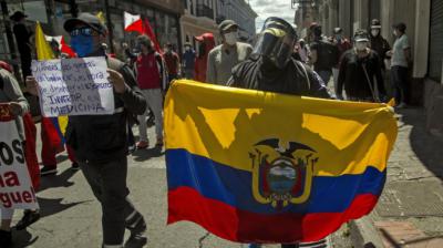 Violentas protestas en Ecuador por las medidas del gobierno en medio de la pandemia