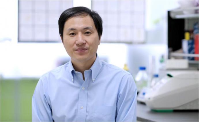 El genetista Jiankui He.Imagen tomada del video