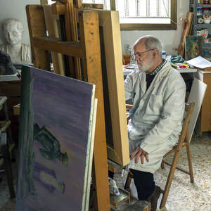 José Manuel Chamorro. Pintor de “Caras sin cara” y diversas abstracciones