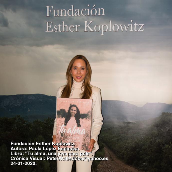 Paula López Espinosa, conferencia en la Fundación Esther Koplowitz