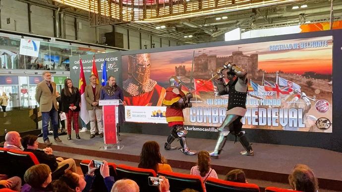 El Castillo de Belmonte presentó en FITUR el campeonato mundial de combate medieval