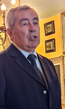 Carlos S. Tárrago, historiador, conferencia sobre “La Hurdes tierra sin pan, pero con alma” en la Tertulia Ilustrada