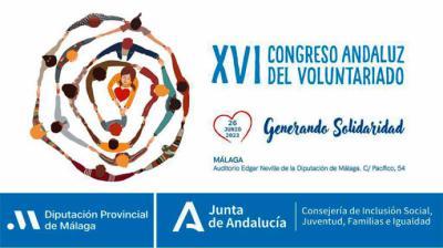 El XVI Congreso Andaluz del Voluntariado se celebrará en Málaga el próximo 26 de junio