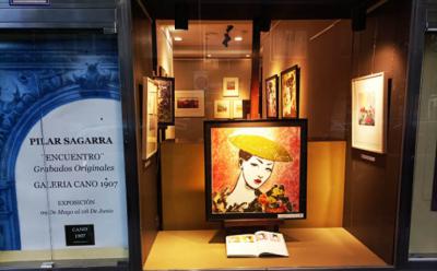 Pilar Sagarra expone sus grabados en la Galería Cano 1907 - Madrid
