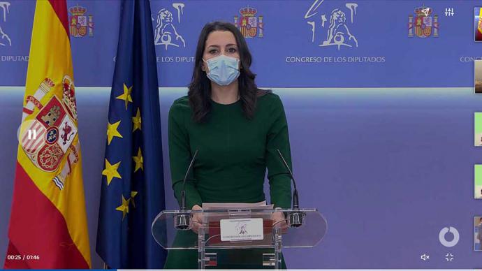 Inés Arrimadas (captura de pantalla)