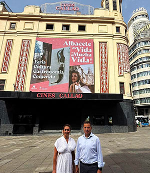 Albacete lanza una campaña de turismo en Madrid con 460 metros cuadrados y un total de 17.640 anuncios en una semana