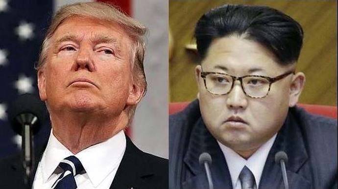 El presidente de Estados Unidos, Donald Trump, y el dictador de Corea del Norte, Kim Jong-un. 