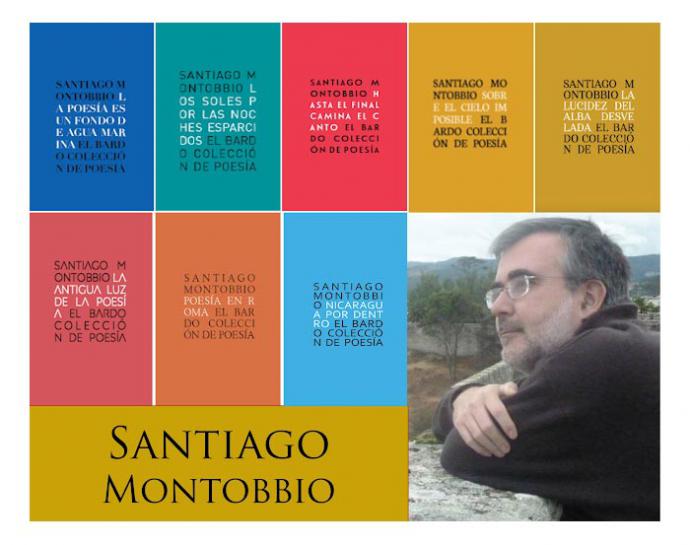 Santiago Montobbio, autor del libro de poemas “De infinito amor V. II” Cuaderno del encierro