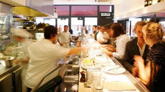 Restaurante "Barrafina", en Londres