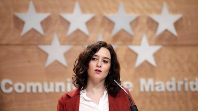 Isabel Díaz Auyuso, presidenta de la Comunidad de Madrid