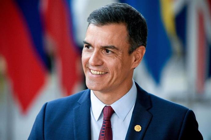 El presidente del gobierno en funciones, Pedro Sánchez