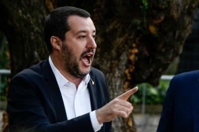 El ministro de Interior italiano, Matteo Salvini, fue uno de los impulsores de la polémica ley migratoria que restringe la llegada de migrantes al país. 