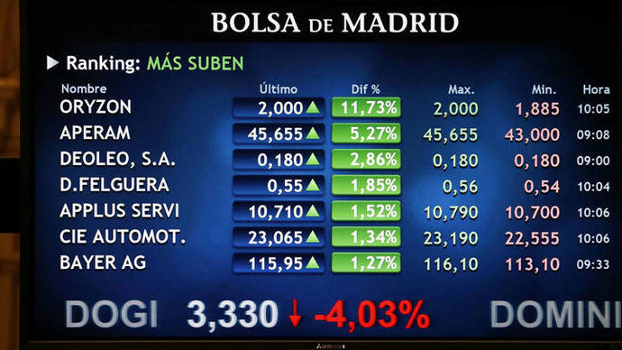 Bancos catalanes caen en la bolsa tras declaración de independencia