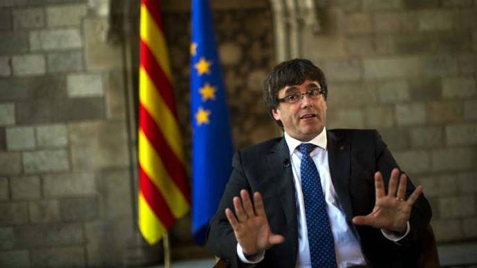 Carles Puigdemont, presidente de la Generalitat catalana