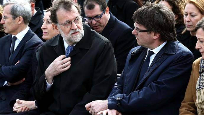 Mariano Rajoy y Carles Puigdemont en una imagen de archivo