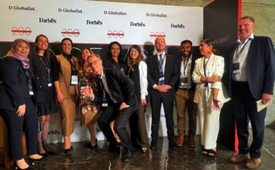 Patricia Sánchez deslumbra en India, la utrerana entra en el círculo global de la moda y la tecnología