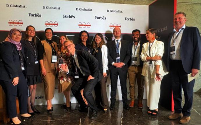 Patricia Sánchez deslumbra en India, la utrerana entra en el círculo global de la moda y la tecnología