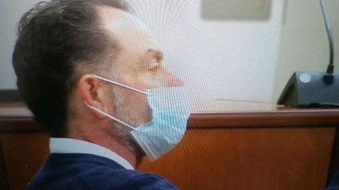 Cambray, durante el juicio TV3