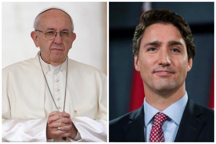 •	El papa Francisco no respondió a una solicitud del primer ministro de Canadá.