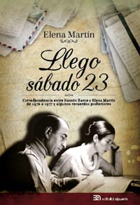 Elena Martín, autora del libro “Llego sábado 23”, correspondencia entre Ramón Barce y Elena Martín