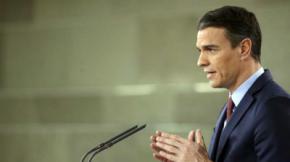 Sánchez anuncia la paralización de la actividad económica no esencial