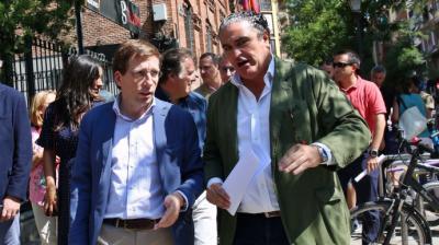 Javier Ramírez, junto a Almeida al principio de la legislatura Ayuntamiento de Madrid
