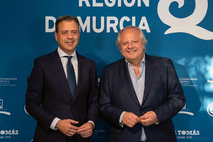 Marcos Ortuño (i) y Miguel Mirones